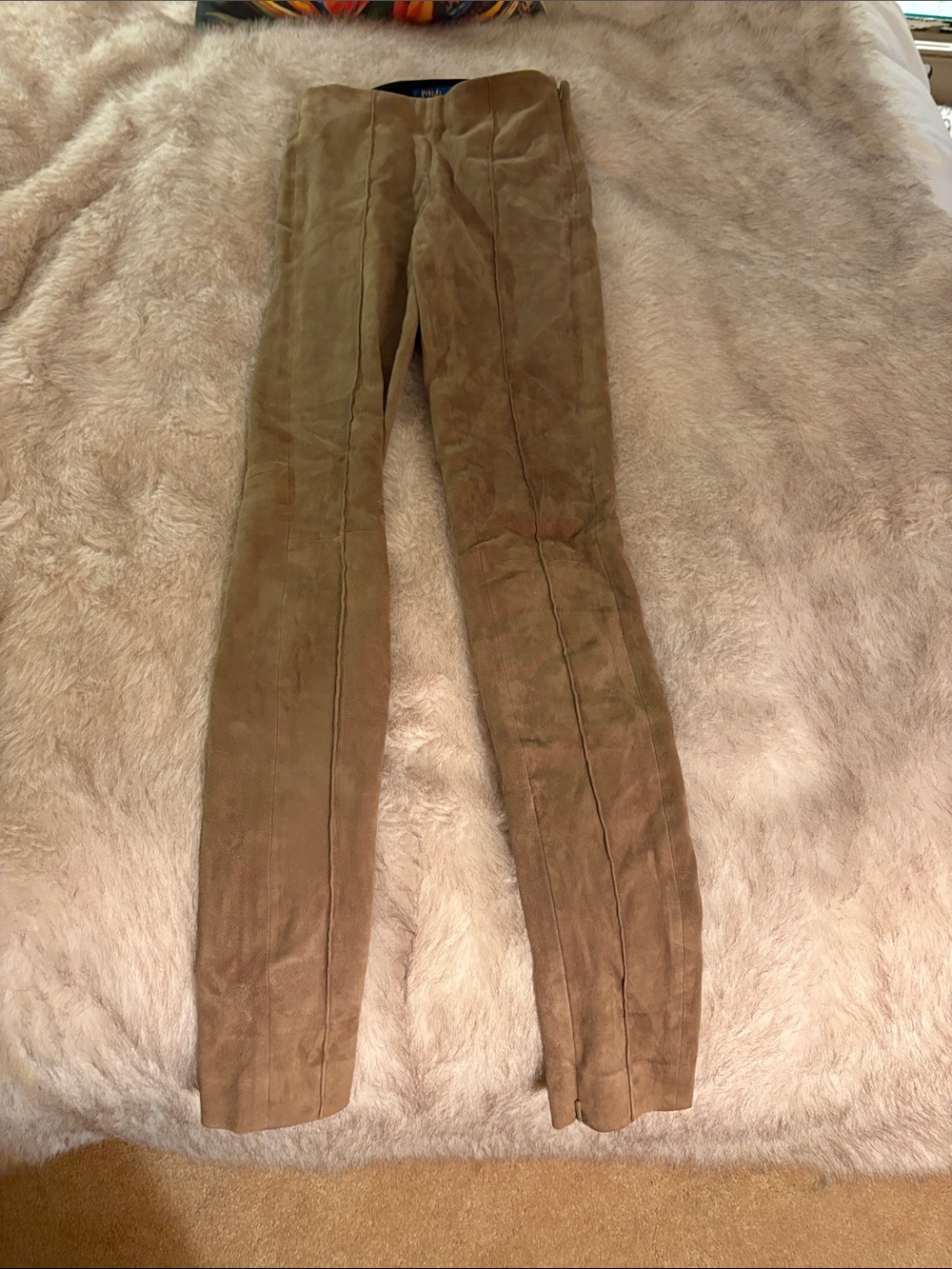 Ralph Lauren woman’s  suede Pants in Brown